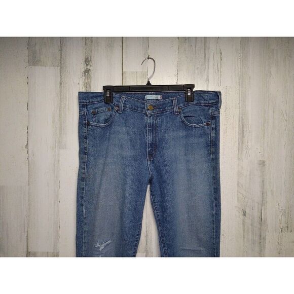 Levi's 515 Boot Cut Women's Size 14 M Blue Jeans Denim Pants Stretch 36x31 - Picture 3 of 6
